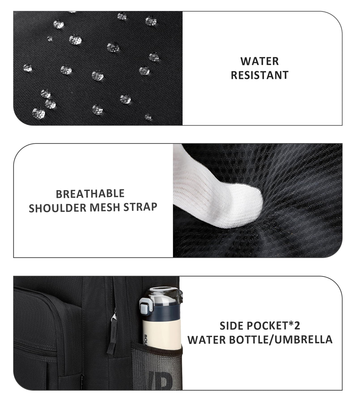 Water Resistant Travel Backpack T7418
