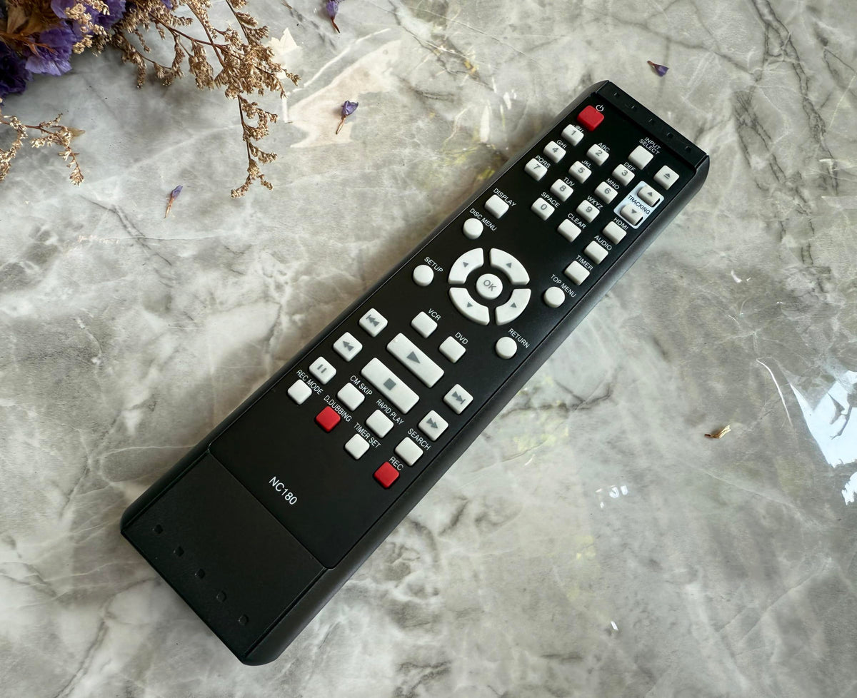 Replacement Remote Control for VCR/DVD Player Combo Recorder C960408