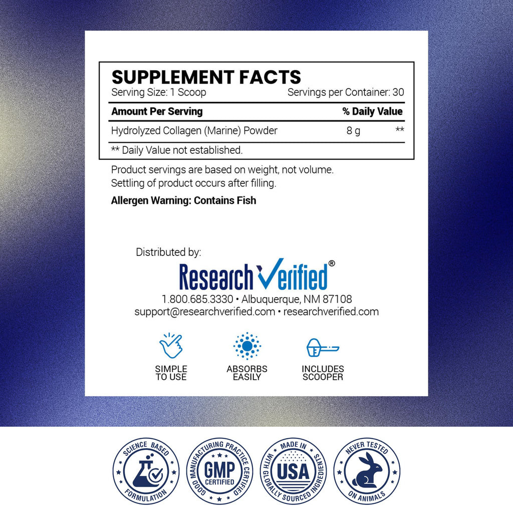 Hydrolyzed Marine Collagen Powder Unflavored A311069