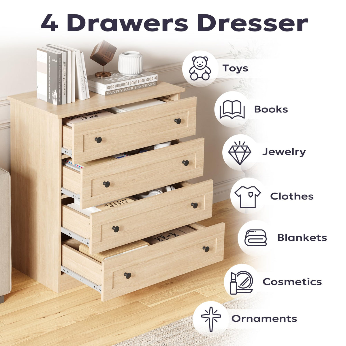 4 Drawer Dresser K578662