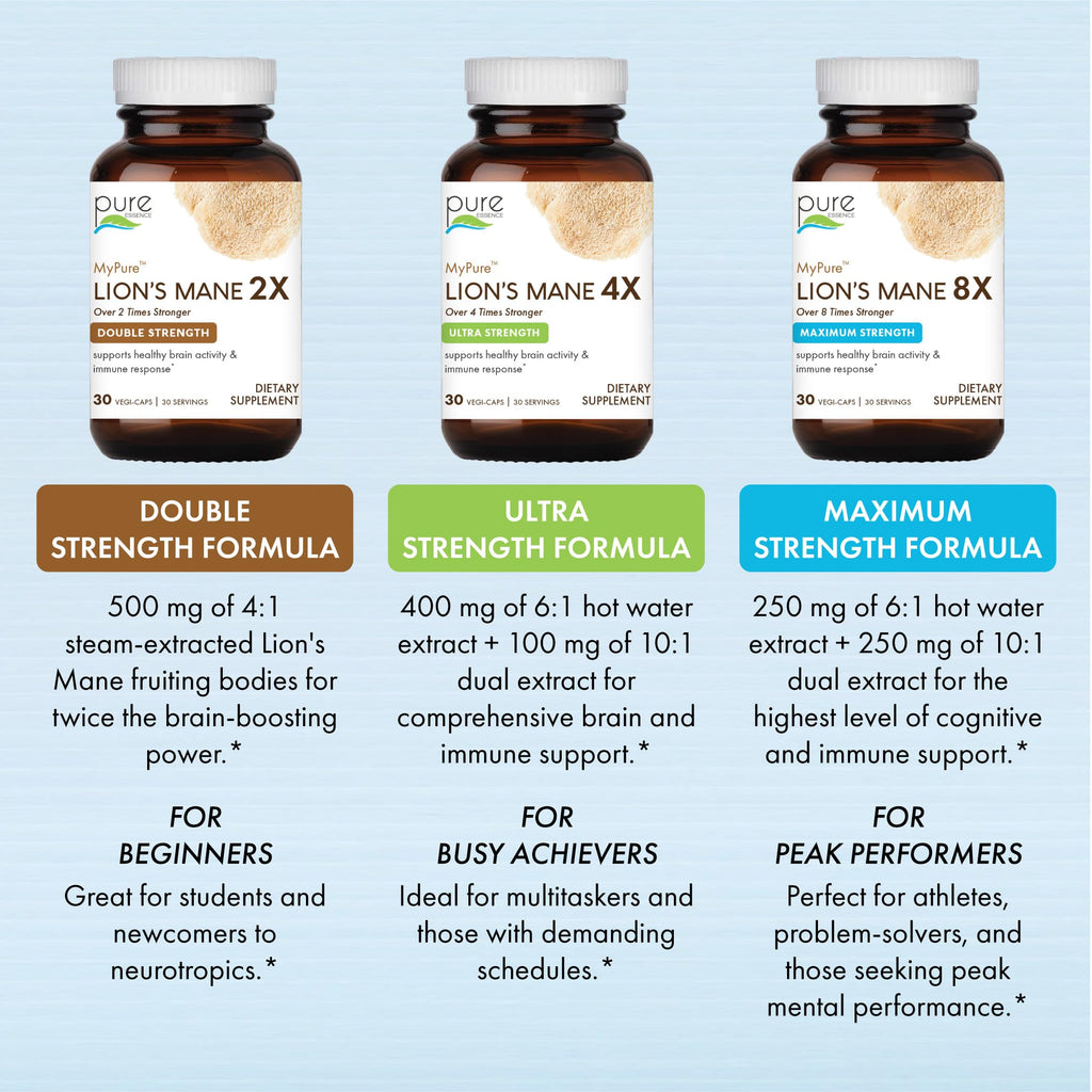 Lion's Mane Brain Support Supplement 30 Capsules A30955