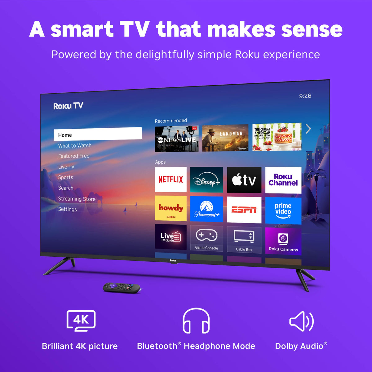 55-Inch 4K HDR LED Smart TV X3188