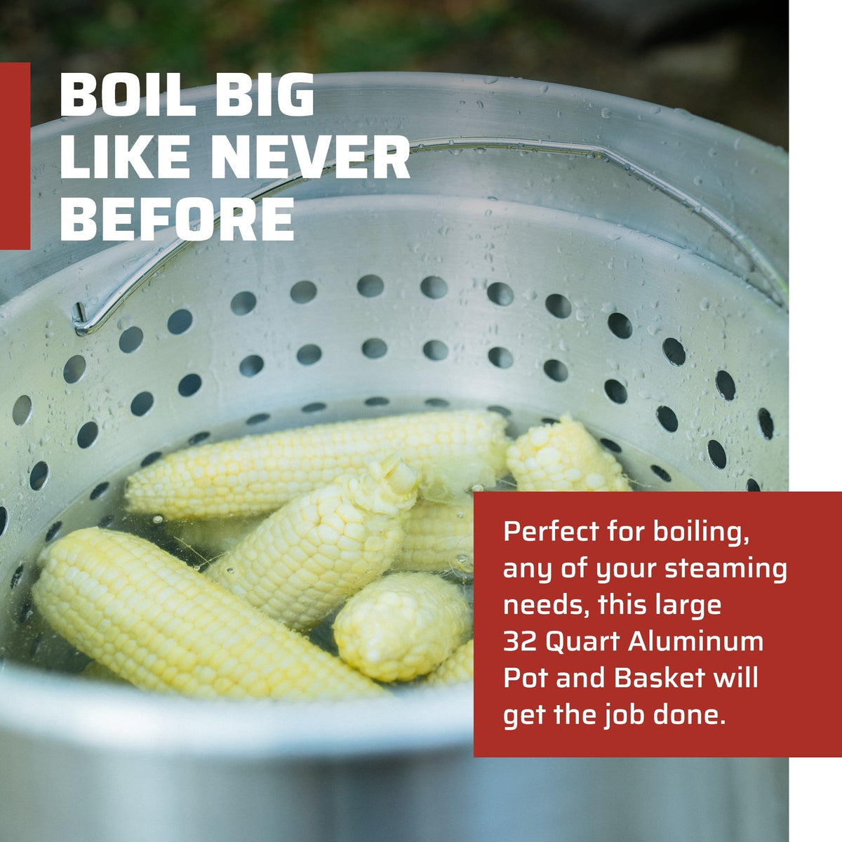 32-Quart Aluminum Pot X930