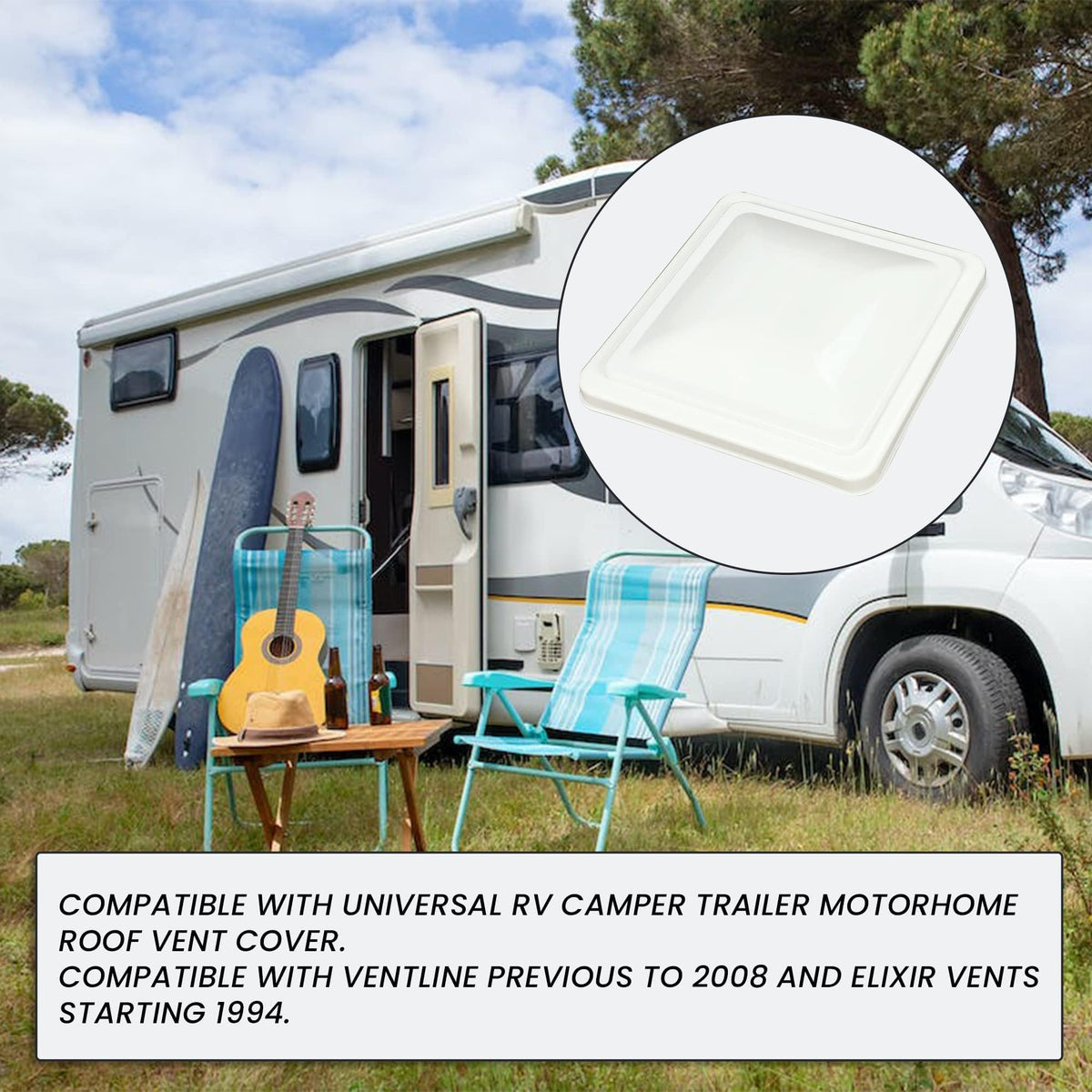 14" 3pcs RV Roof Vent Cover H914
