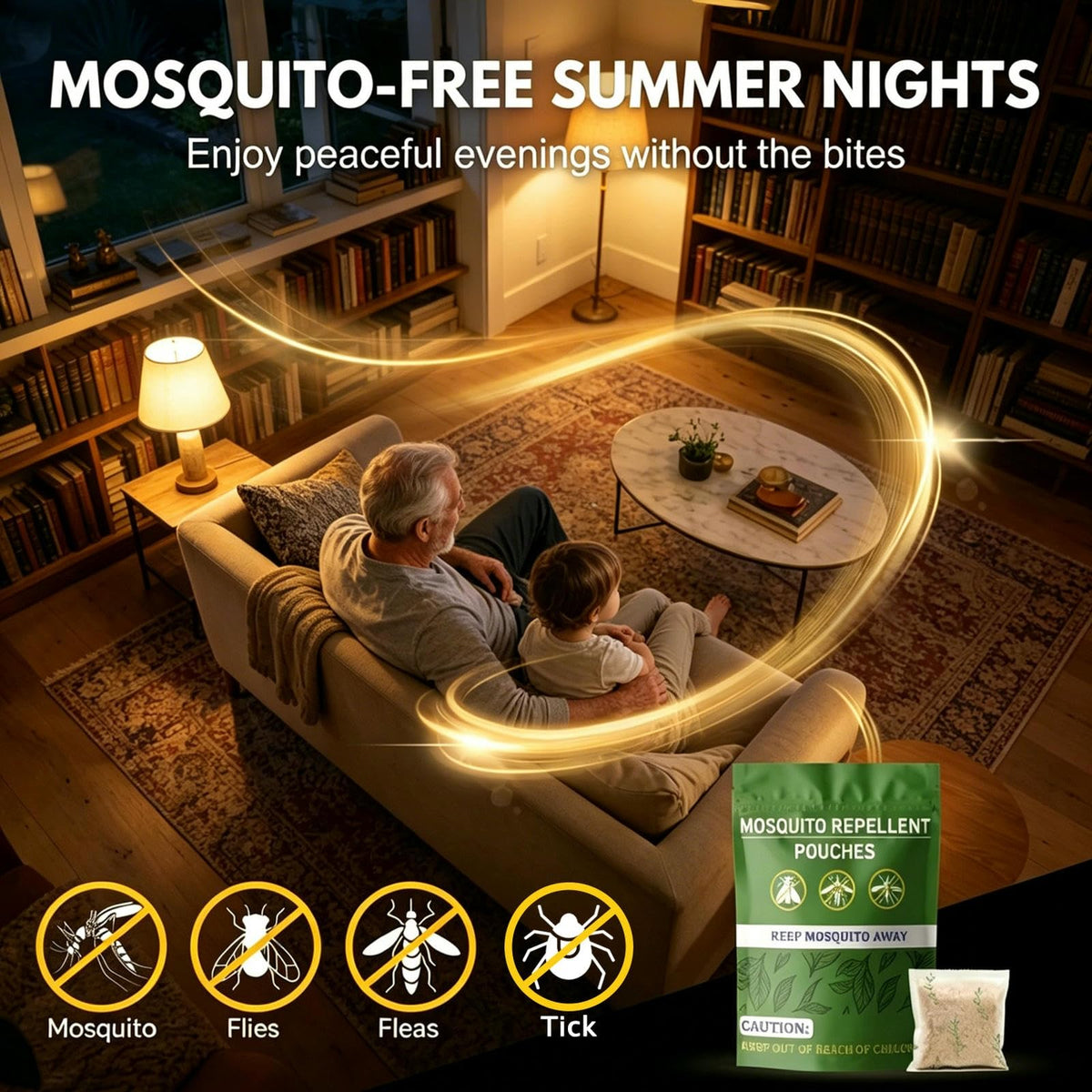 Natural Mosquito Repellent 10 Pouch T933472