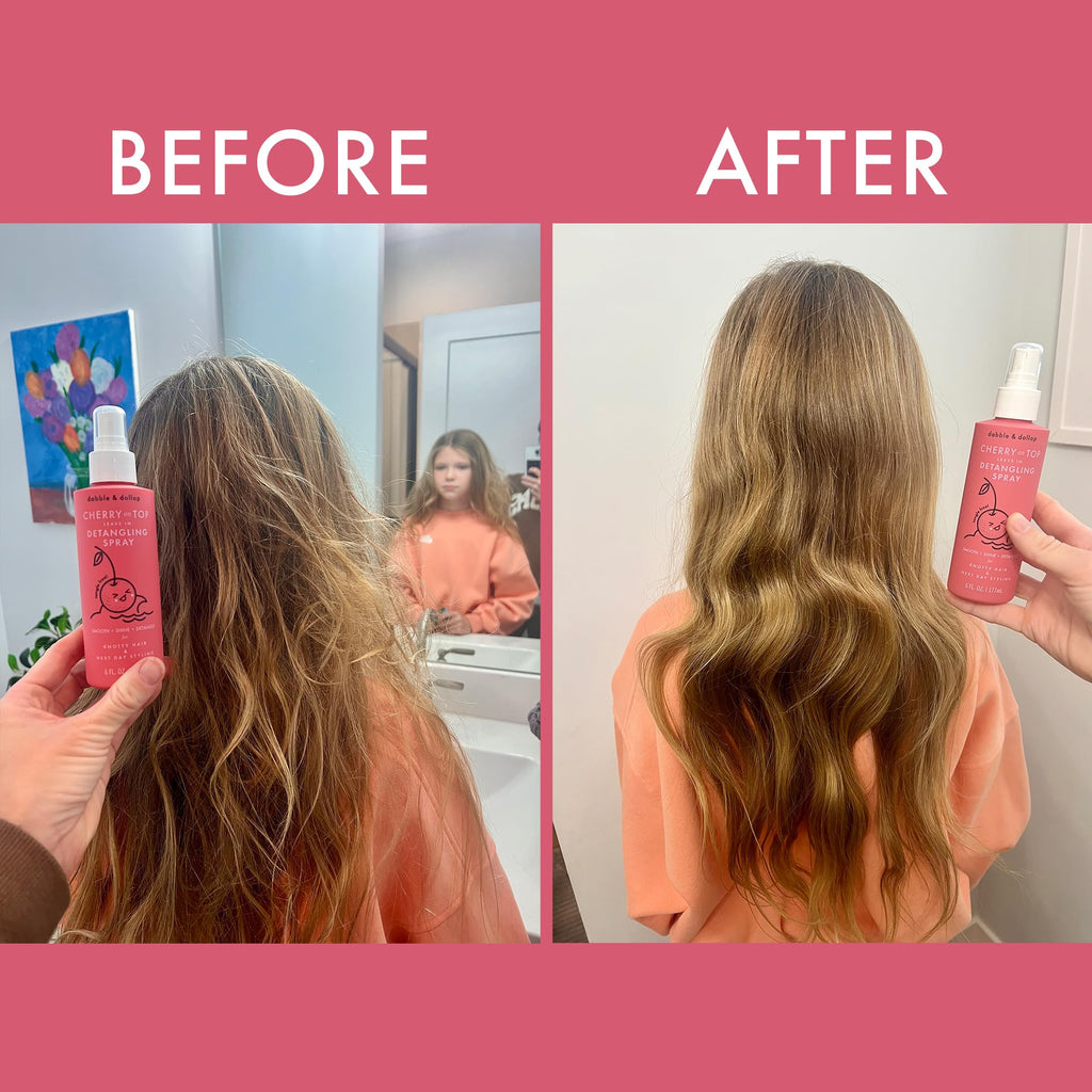 Kids Hair Conditioner & Leave-In Detangler Spray 2-Pack P259