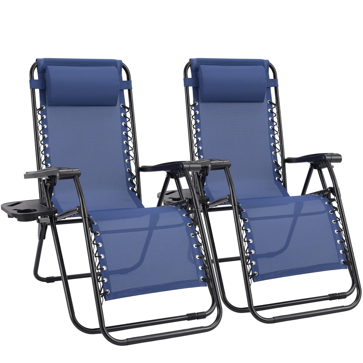 Zero Gravity Chairs Set of 2 Blue T3084