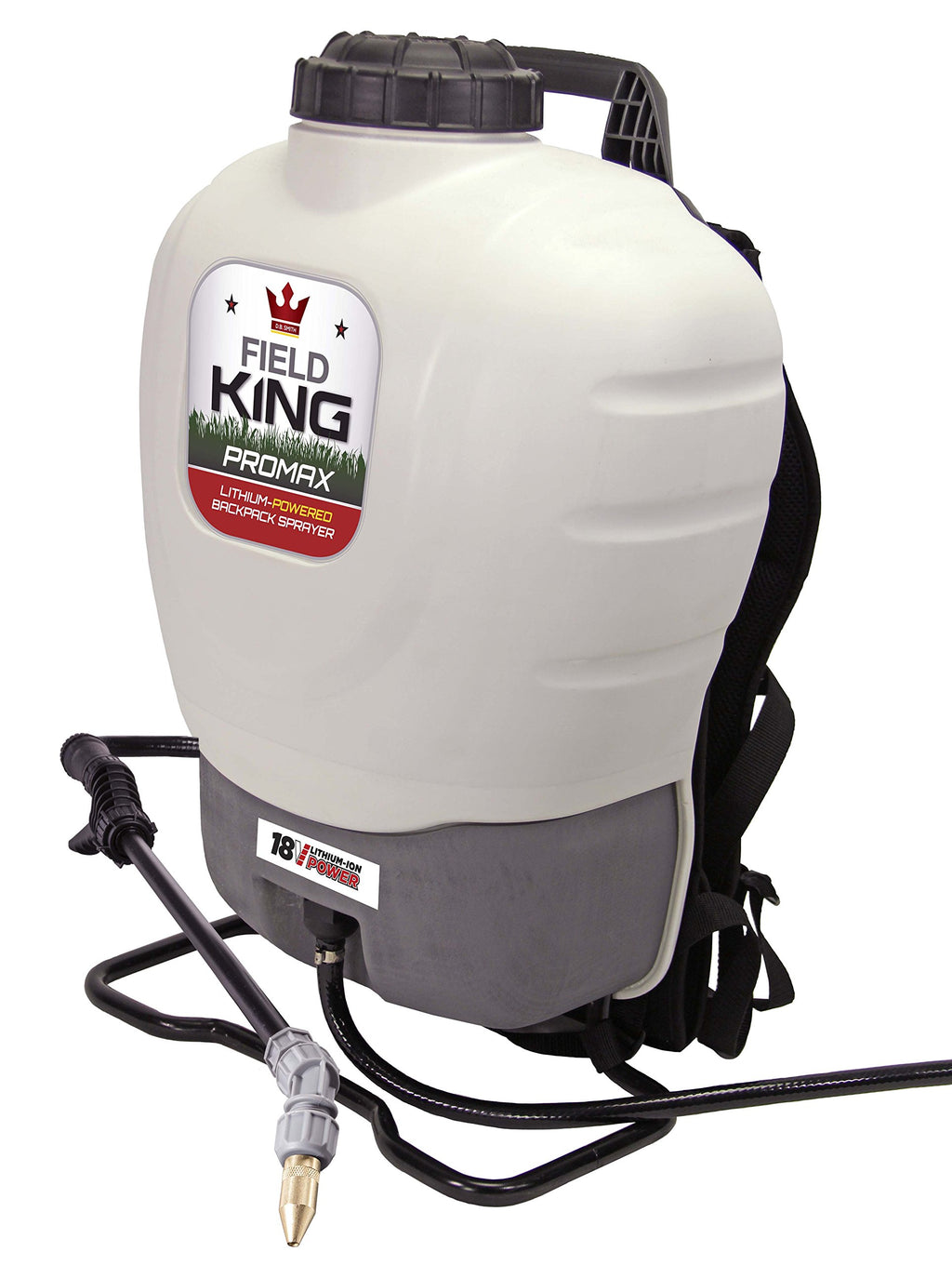 Battery Powered Backpack Sprayer, 4 gal, White & Surfactant for Herbicides Non-Ionic, 16oz M6140