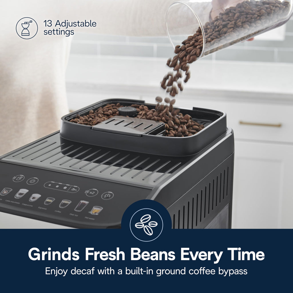 Automatic Espresso Machine with Milk Frother J816
