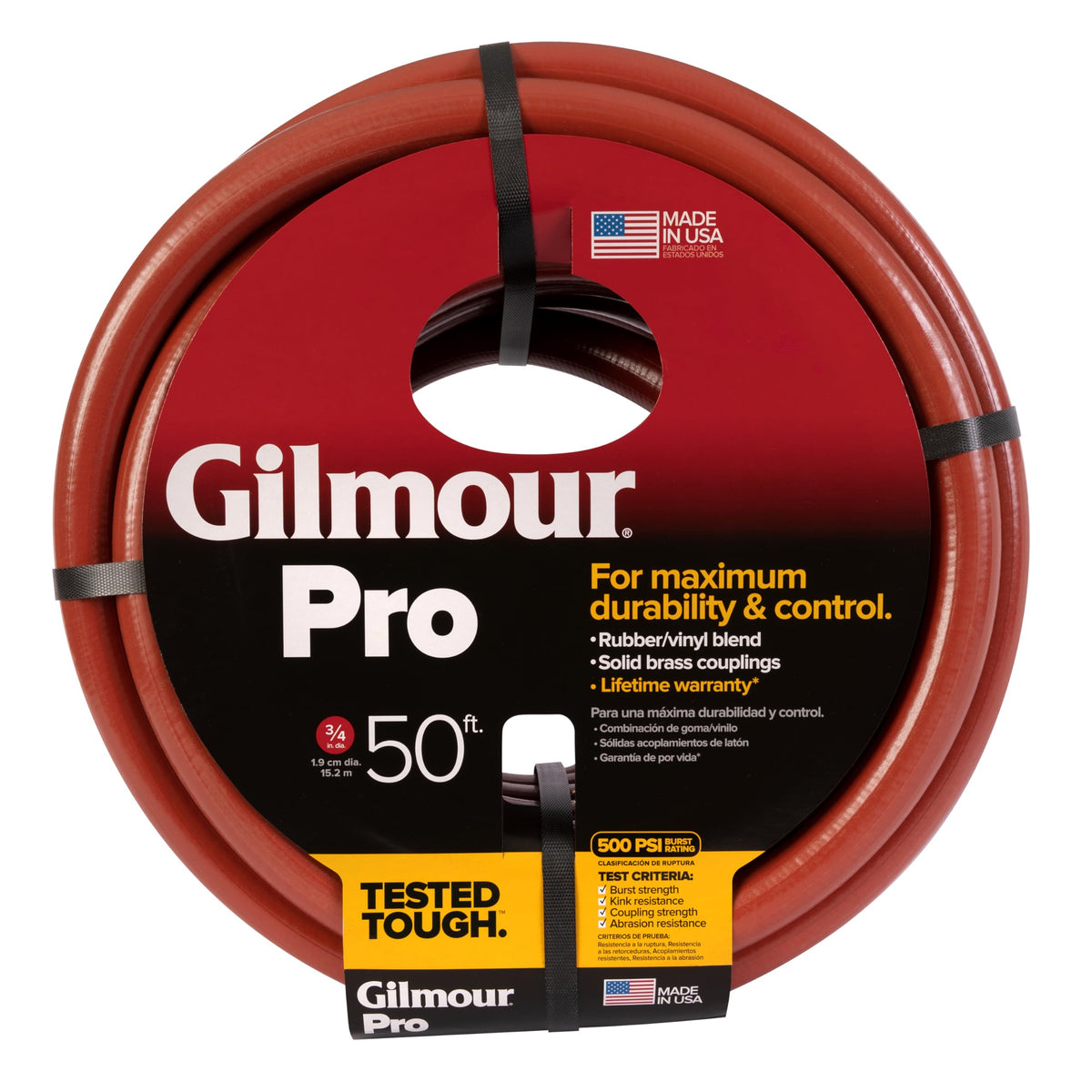 3/4" x 50' Heavy Duty Kink Resistant Garden Hose H76521