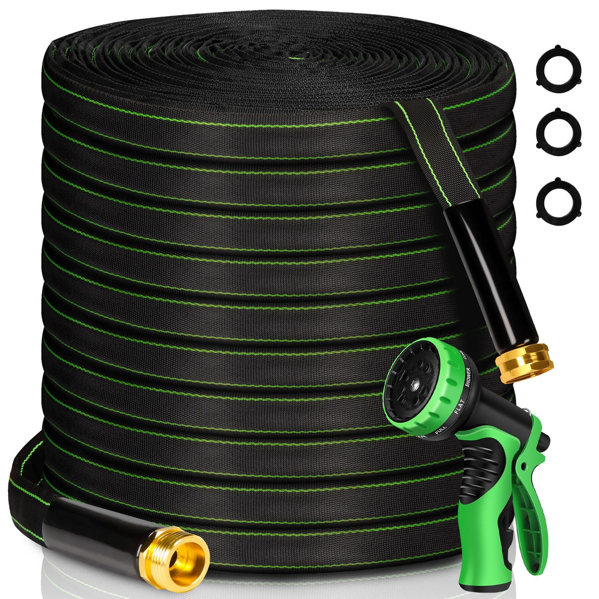 100 ft Heavy Duty No Kink Garden Hose W5105