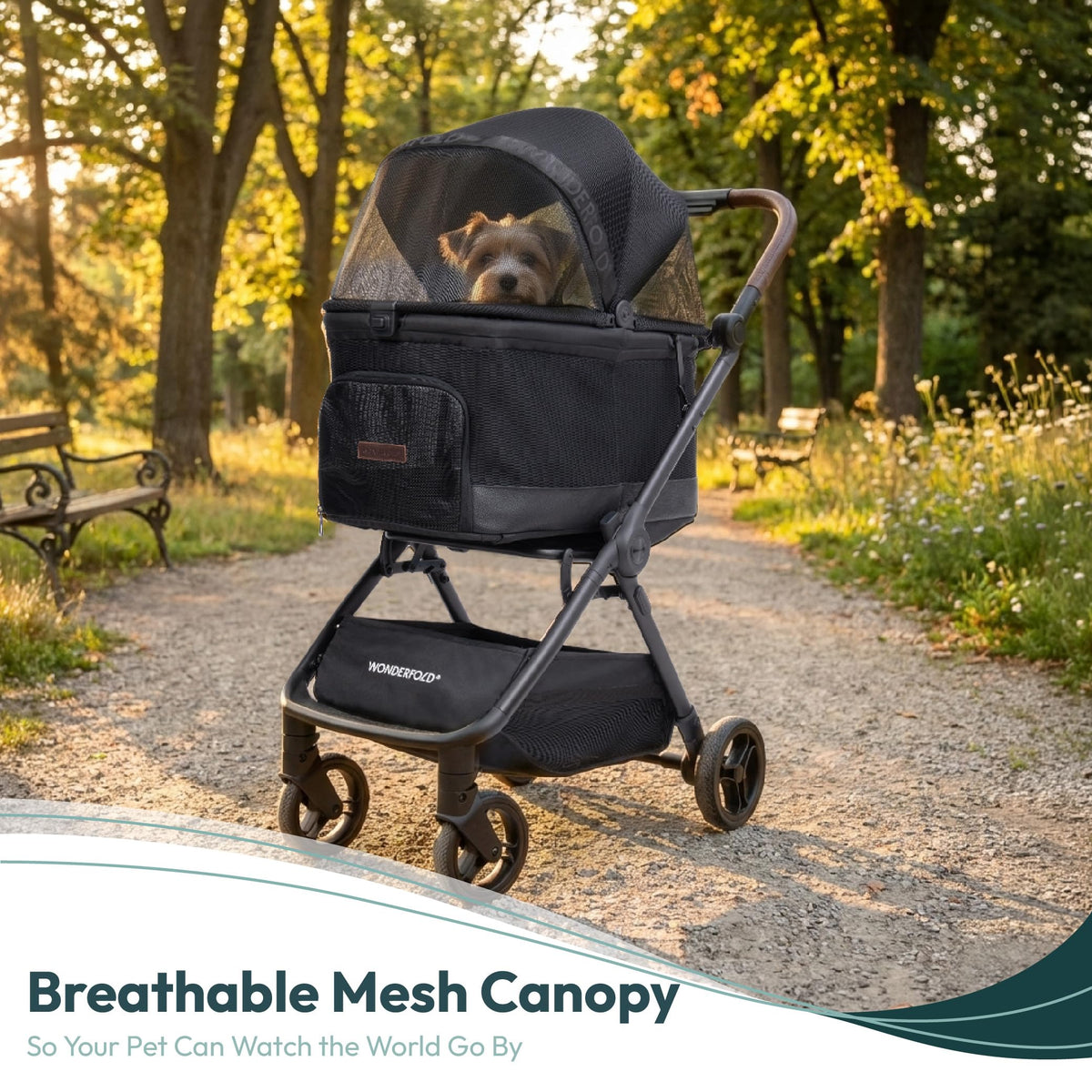 Lightweight Aluminum Frame Pet Stroller B938219